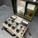 Industrial powerhouse props prop rental hire vintage movie film set dec OHM meter tester electrical scientific 1