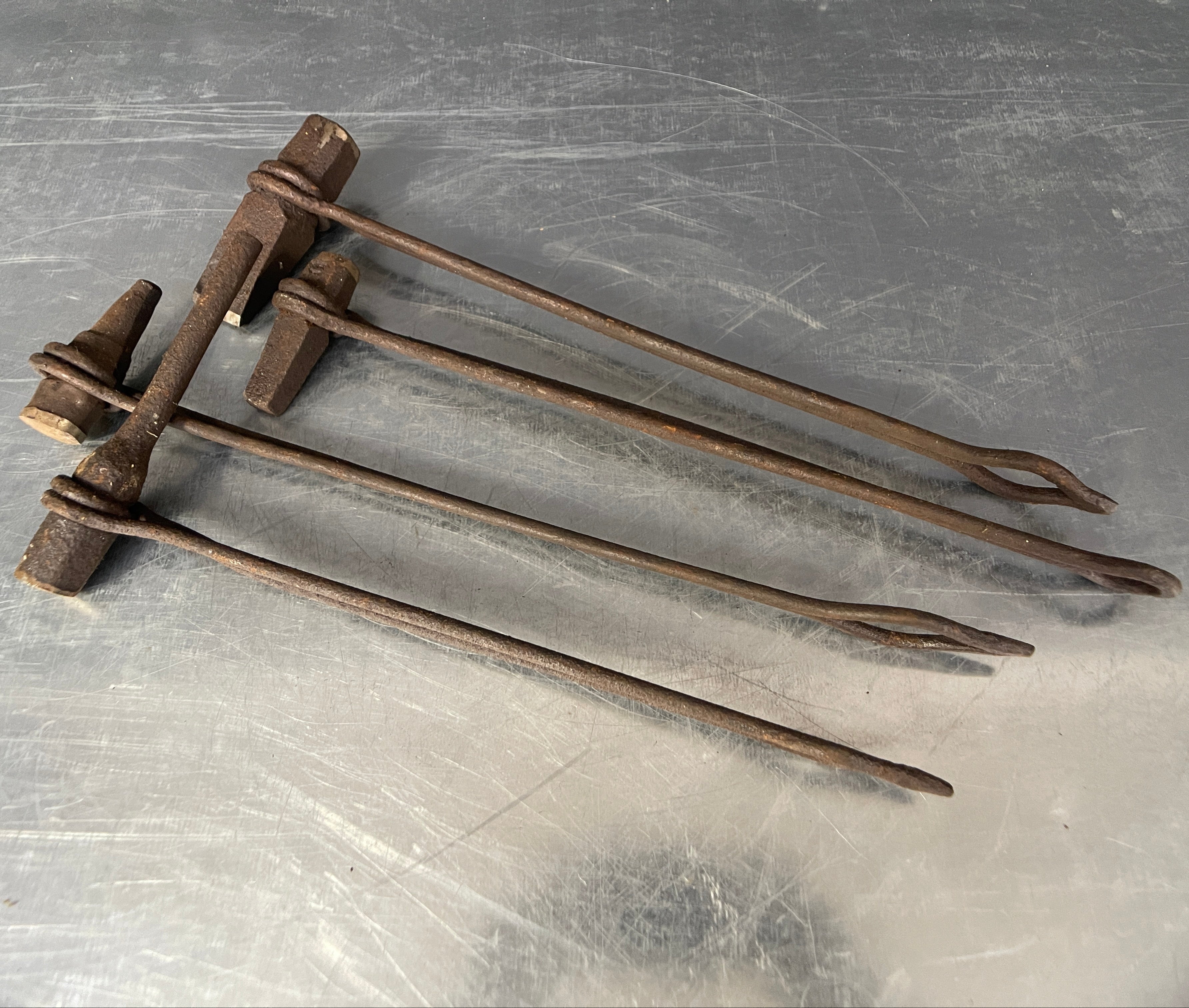 Industrial powerhouse props prop rental hire vintage movie film set dec Set of Blacksmiths tools