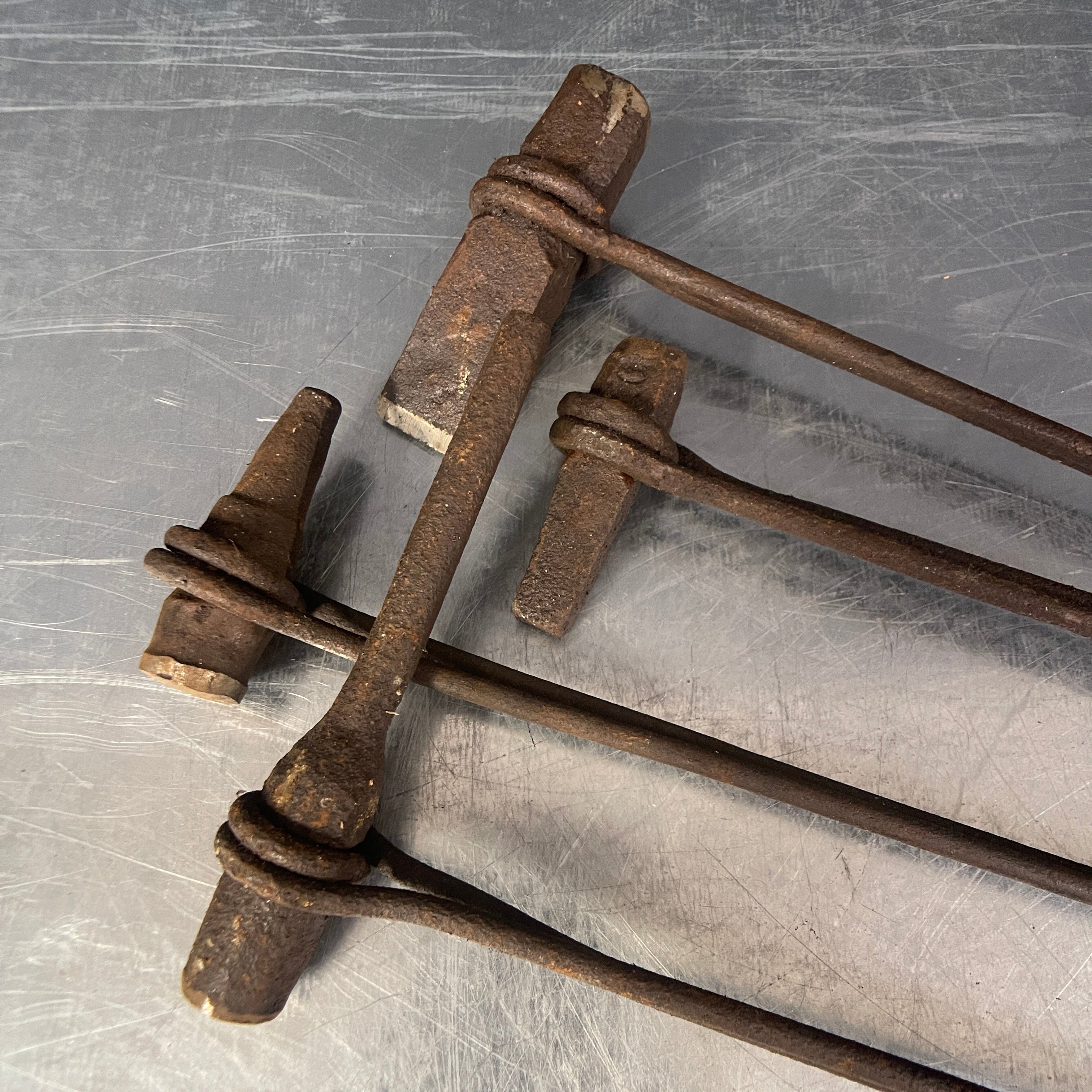 Industrial powerhouse props prop rental hire vintage movie film set dec Set of Blacksmiths tools rusty
