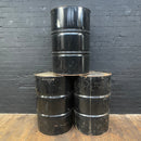 Industrial powerhouse props prop rental hire vintage movie film set dec black oil fuel drum 1