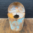 Industrial powerhouse props prop rental hire vintage movie film set dec blue ribbed bin 2