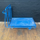 Industrial powerhouse props prop rental hire vintage movie film set dec blue trolley cart wheels