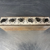 Industrial powerhouse props prop rental hire vintage movie film set dec control button multi panel electrical 6 dials