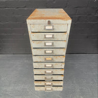 Industrial powerhouse props prop rental hire vintage movie film set dec drawers steel engineers 1