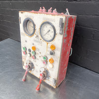 Industrial powerhouse props prop rental hire vintage movie film set dec electrical junction box switchgear panel 3