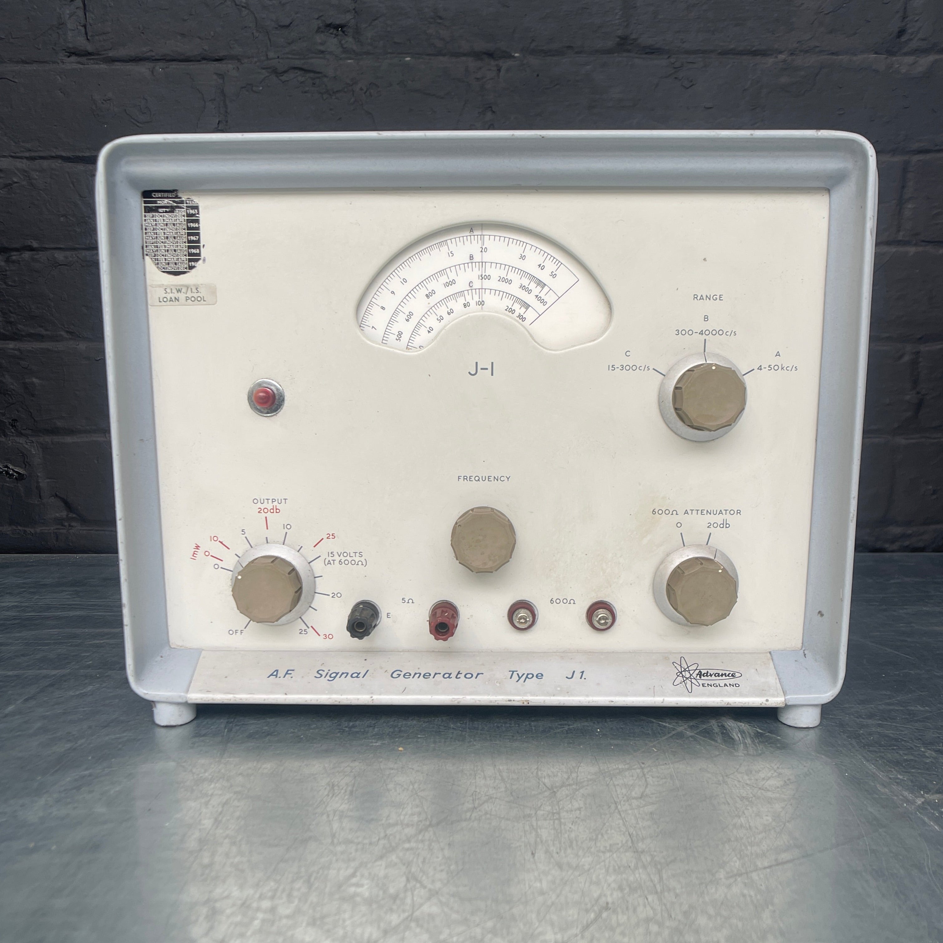 Industrial powerhouse props prop rental hire vintage movie film set dec electrical signal generator scientific grey 2