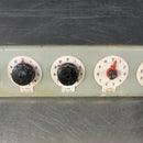 Industrial powerhouse props prop rental hire vintage movie film set dec electrical switchgear switch panel dials