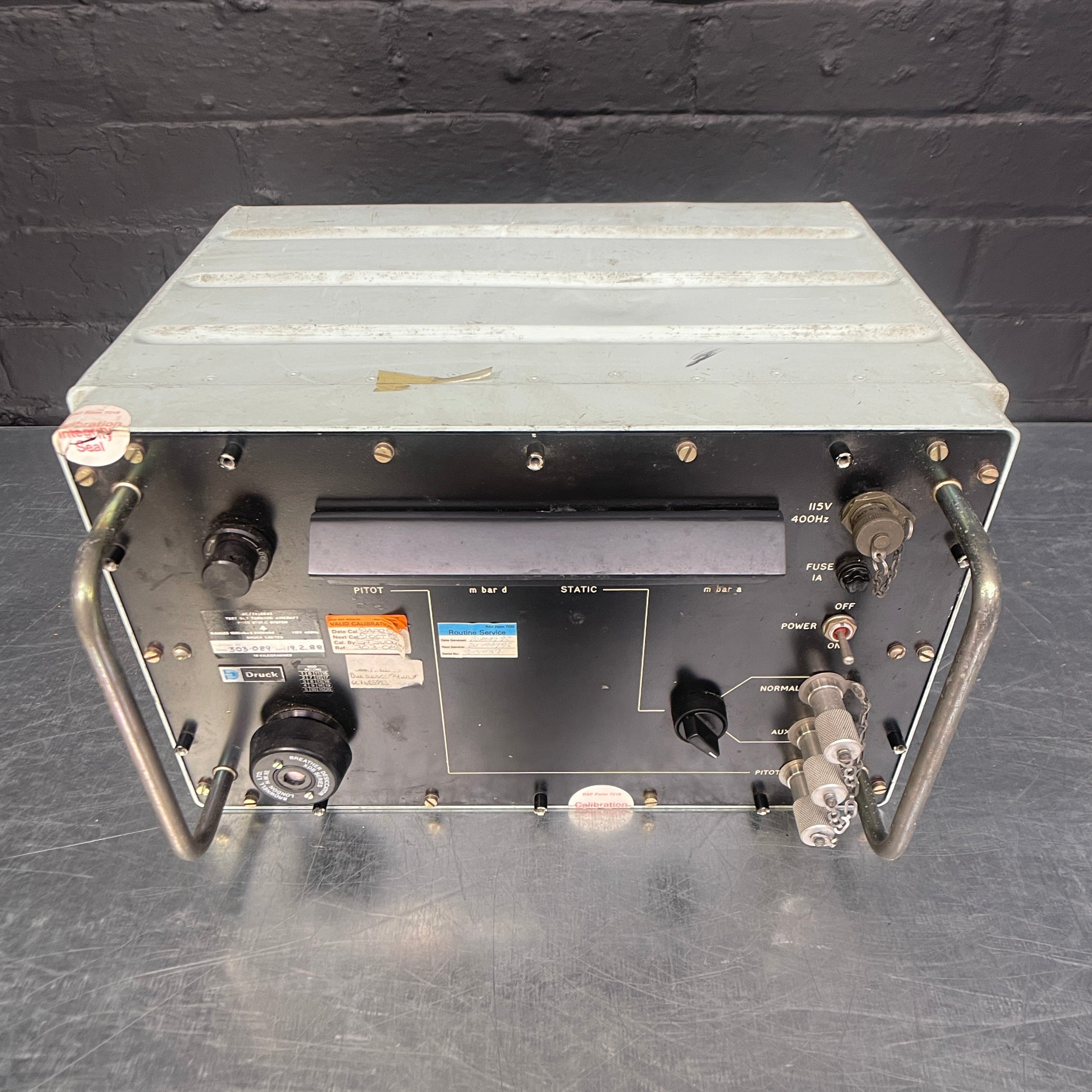 Industrial powerhouse props prop rental hire vintage movie film set dec electrical test set kit MOD