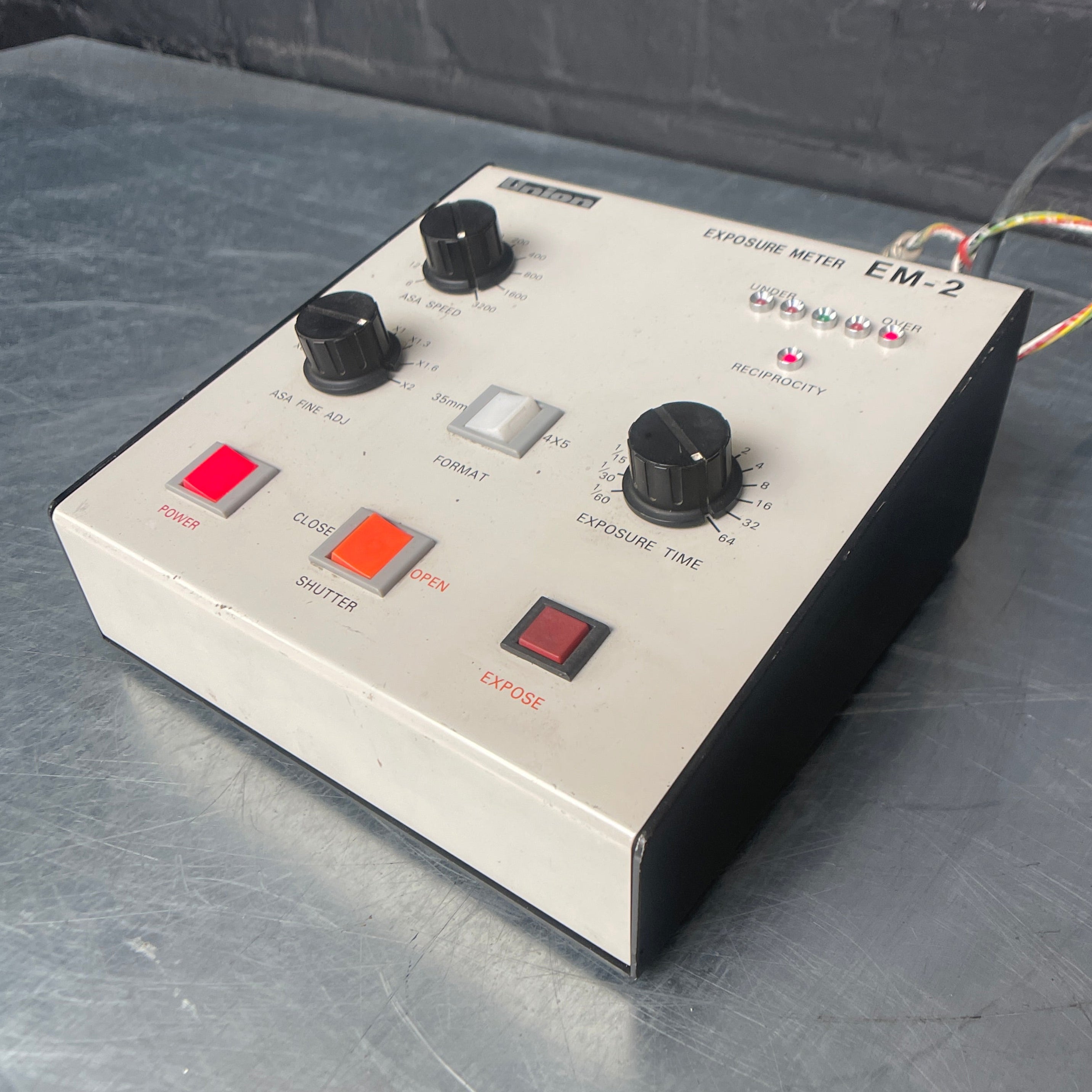 Industrial powerhouse props prop rental hire vintage movie film set dec exposure meter electrical photographic 1