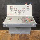 Industrial powerhouse props prop rental hire vintage movie film set dec factory control unit console electrical system switchgear