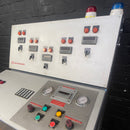 Industrial powerhouse props prop rental hire vintage movie film set dec factory control unit console electrical system switchgear 3