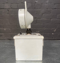 Industrial powerhouse props prop rental hire vintage movie film set dec floodlight light lighting grey