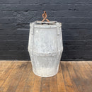 Industrial powerhouse props prop rental hire vintage movie film set dec galvanised rivets bin tub
