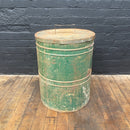 Industrial powerhouse props prop rental hire vintage movie film set dec green bin lid