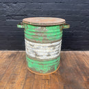 Industrial powerhouse props prop rental hire vintage movie film set dec green ribbed bin