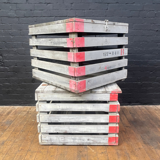 Wooden hose boxes Qty 4