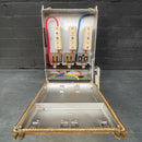 Industrial powerhouse props prop rental hire vintage movie film set dec industrial factory isolator cast iron 2