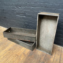 Industrial powerhouse props prop rental hire vintage movie film set dec industrial steel bin tins storage 1