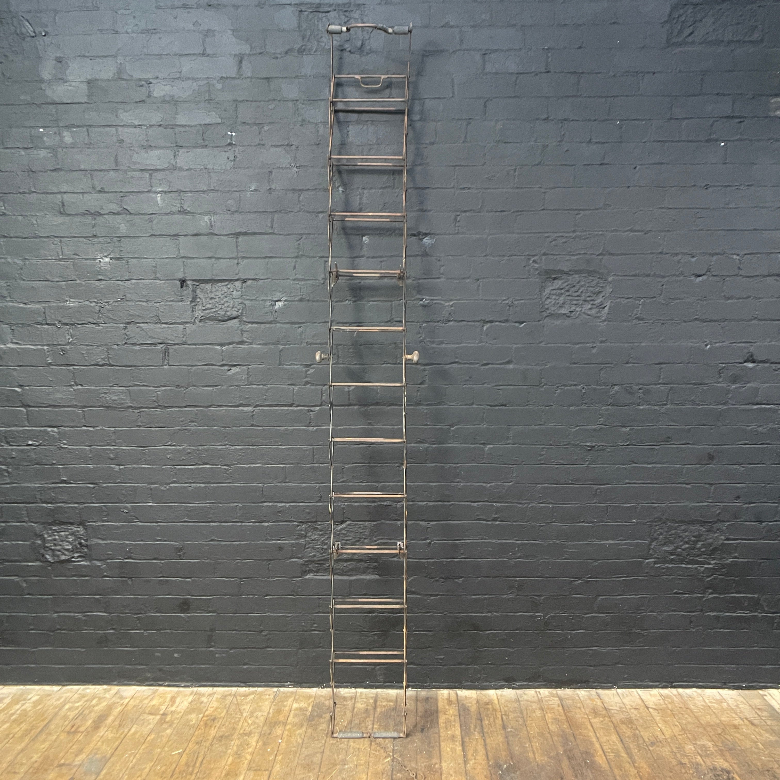 Industrial powerhouse props prop rental hire vintage movie film set dec ladder ladders folding 1