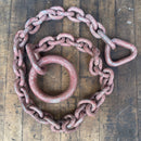 Industrial powerhouse props prop rental hire vintage movie film set dec large red chain