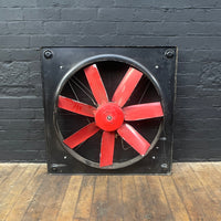 Industrial powerhouse props prop rental hire vintage movie film set dec large red fan