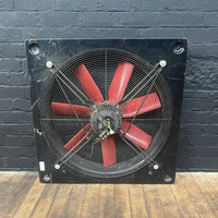 Industrial powerhouse props prop rental hire vintage movie film set dec large red fan extraction