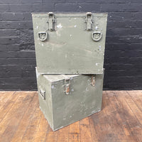 Industrial powerhouse props prop rental hire vintage movie film set dec lead lined military box crate