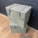 Industrial powerhouse props prop rental hire vintage movie film set dec lead lined military box crate 2