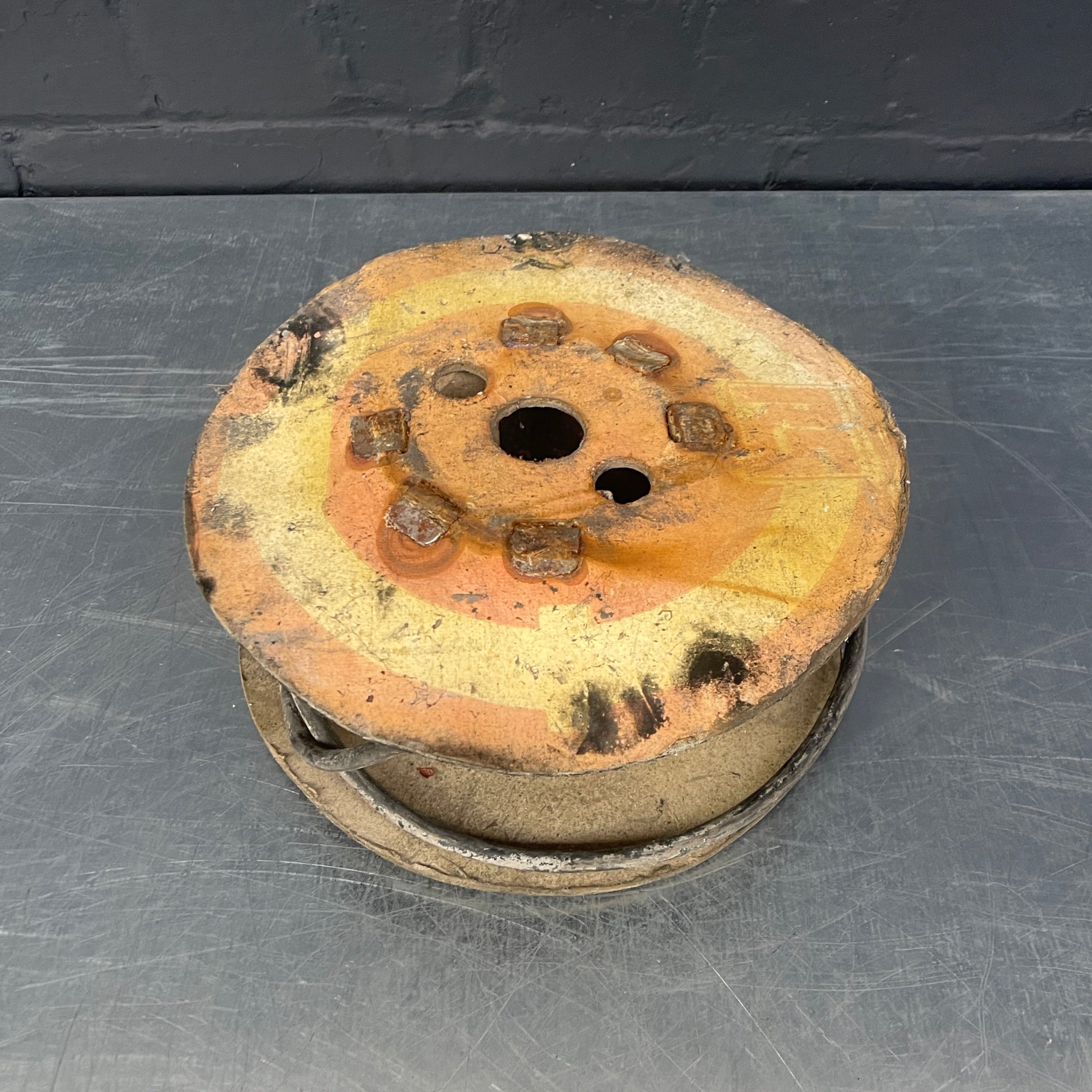 Industrial powerhouse props prop rental hire vintage movie film set dec light lighting cable reel garage tool tools black workshop electrical 1
