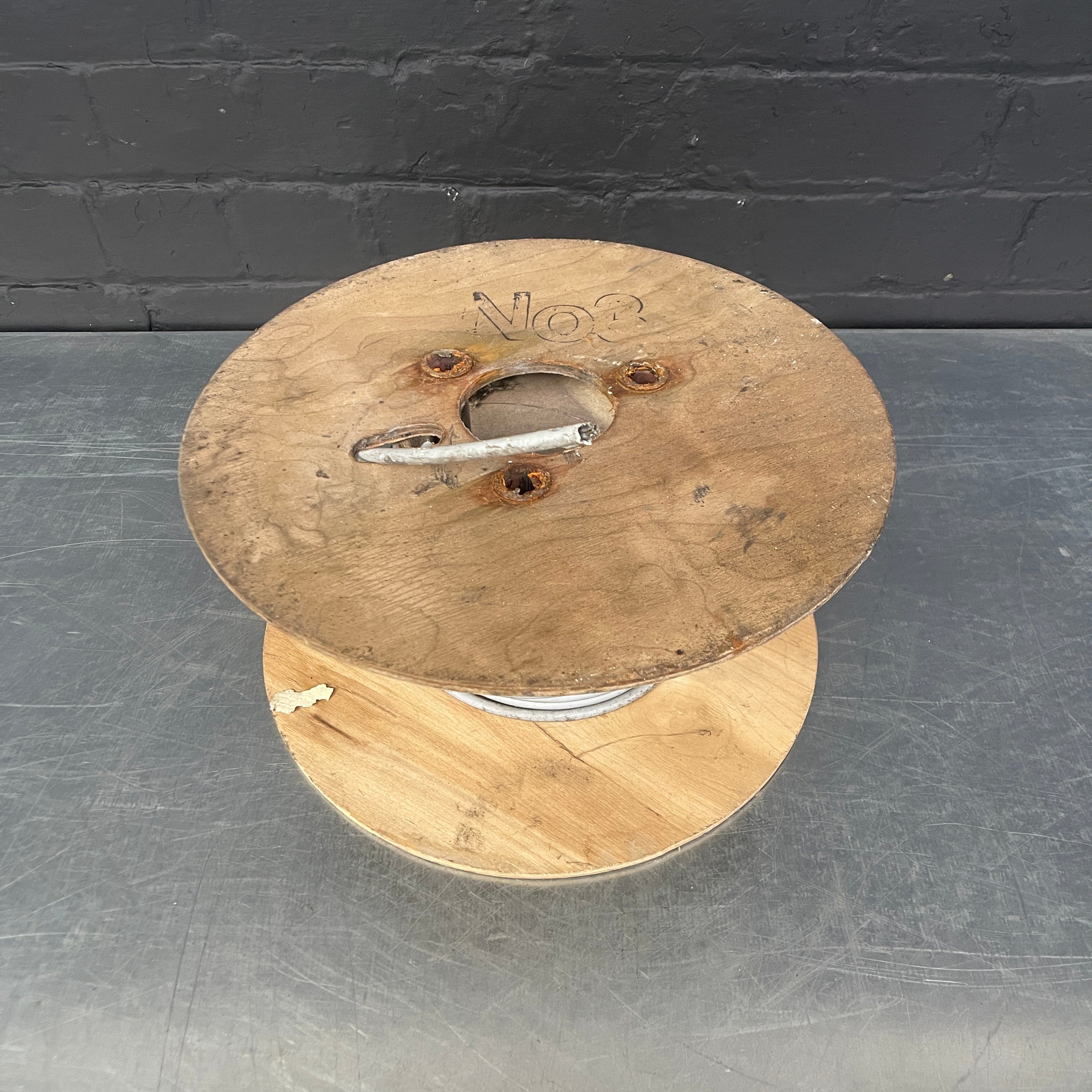 Industrial powerhouse props prop rental hire vintage movie film set dec light lighting cable reel garage tool tools grey electrical