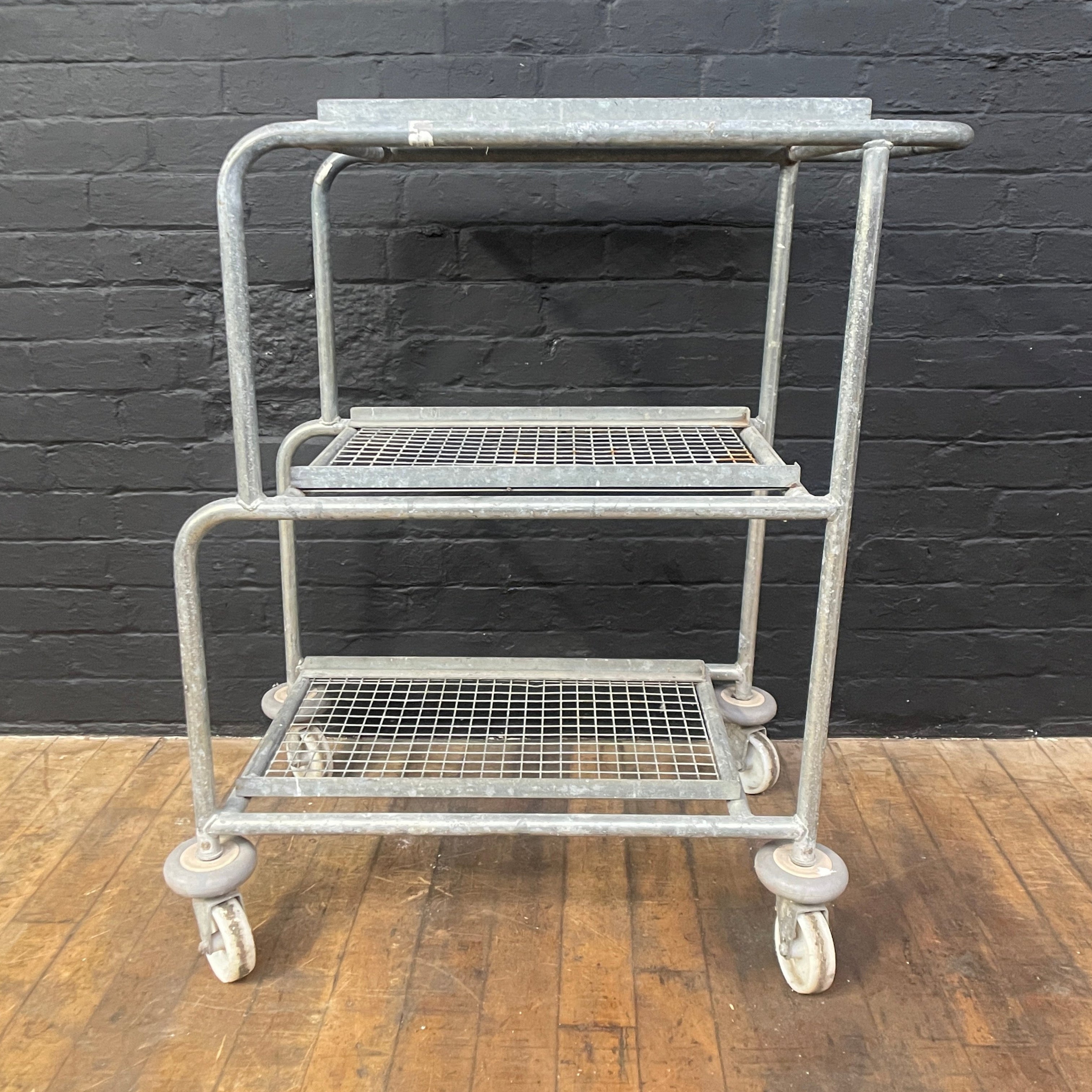 Industrial powerhouse props prop rental hire vintage movie film set dec light lighting galvanised trolley