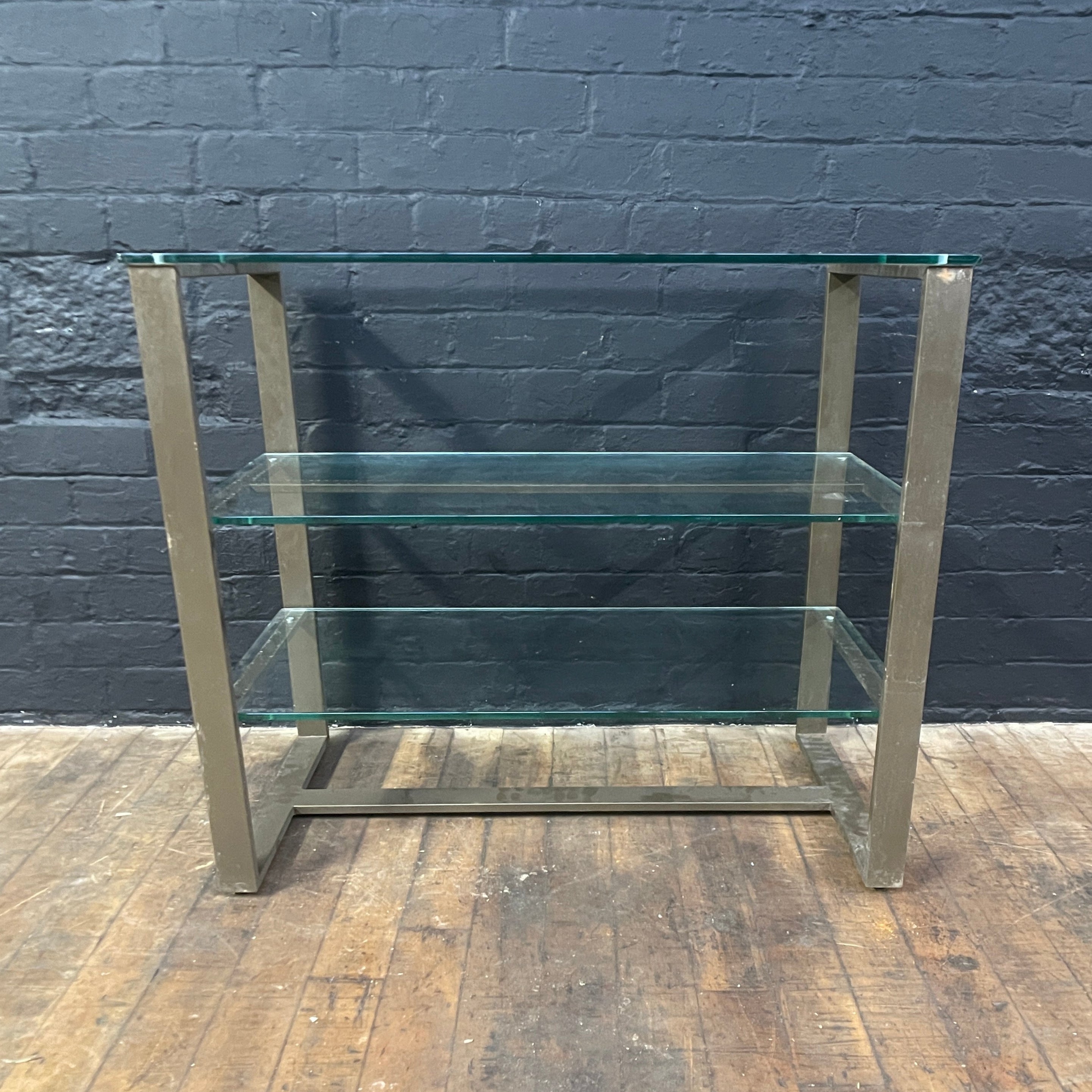 Industrial powerhouse props prop rental hire vintage movie film set dec metal glass shelves