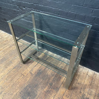 Industrial powerhouse props prop rental hire vintage movie film set dec metal glass shelves shelvingshelf