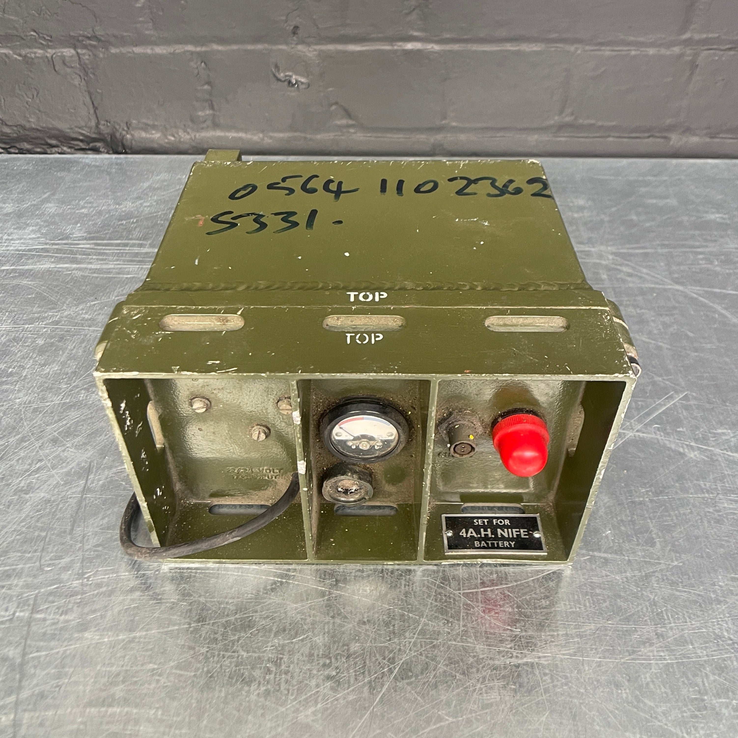 Industrial powerhouse props prop rental hire vintage movie film set dec military MOD Redifon green electrical