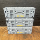 Industrial powerhouse props prop rental hire vintage movie film set dec military container crate case