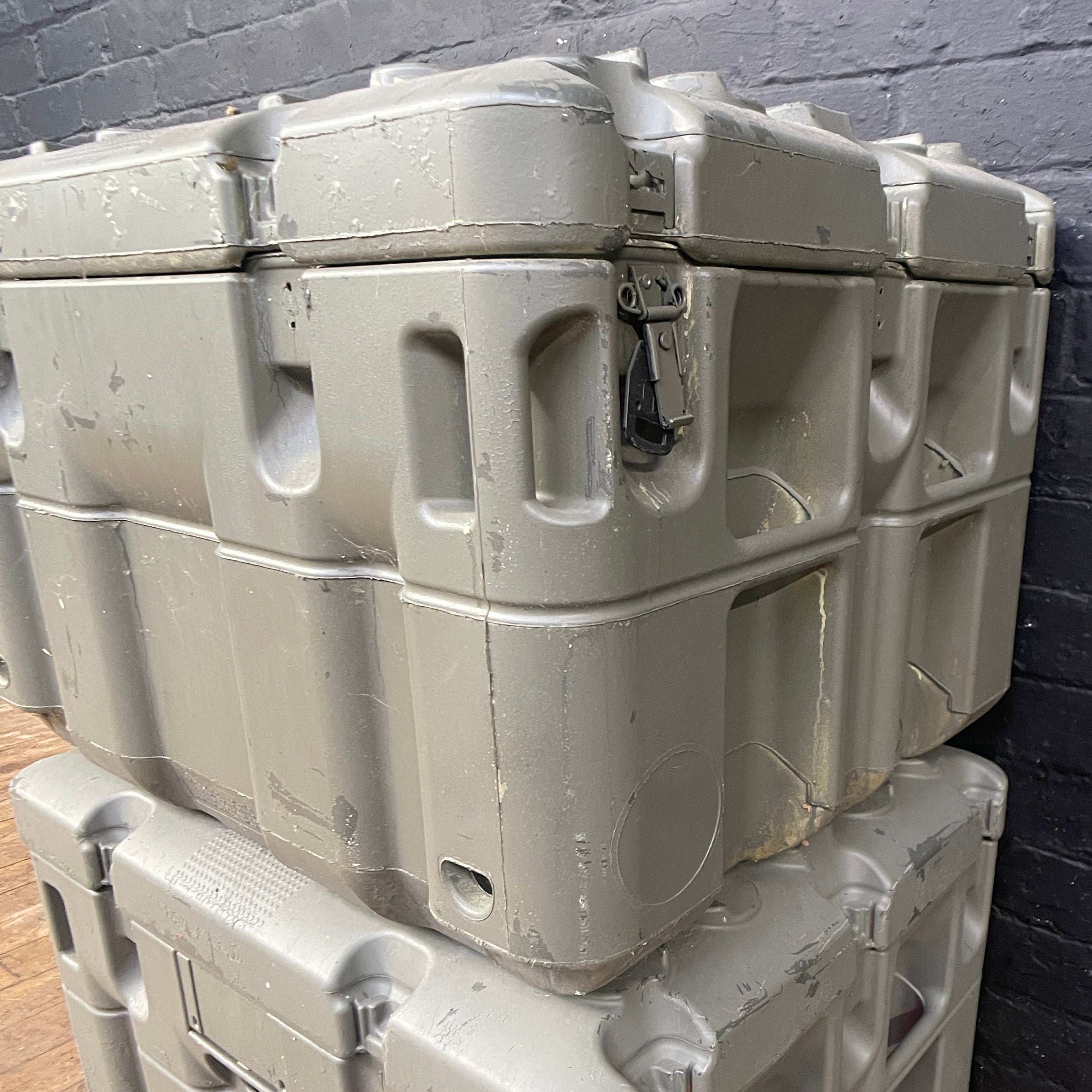 Industrial powerhouse props prop rental hire vintage movie film set dec military container crate case plastic 3