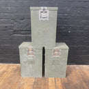 Industrial powerhouse props prop rental hire vintage movie film set dec military signal box crate