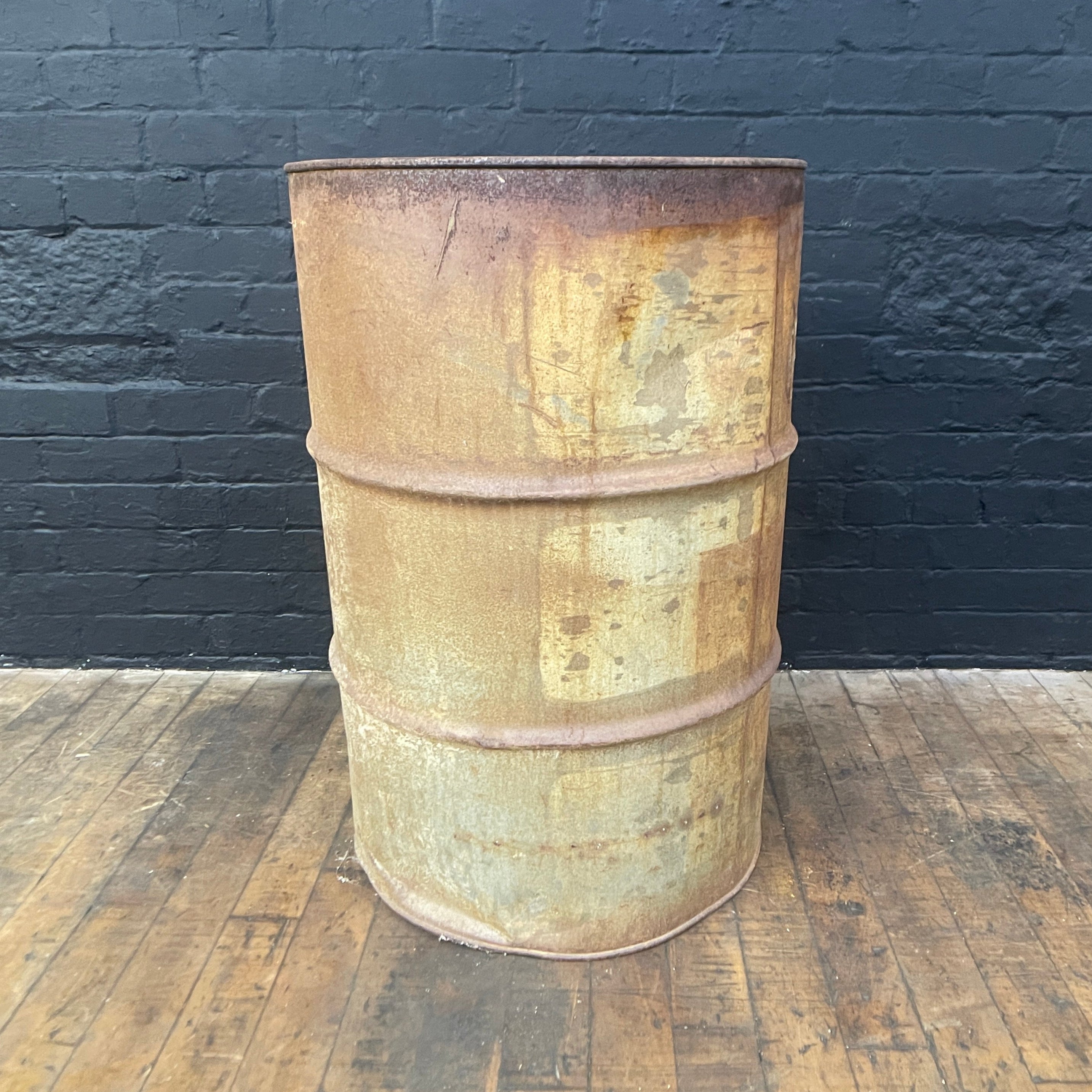Industrial powerhouse props prop rental hire vintage movie film set dec oil fuel bin drum