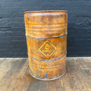 Industrial powerhouse props prop rental hire vintage movie film set dec oil fuel bin drum rusty