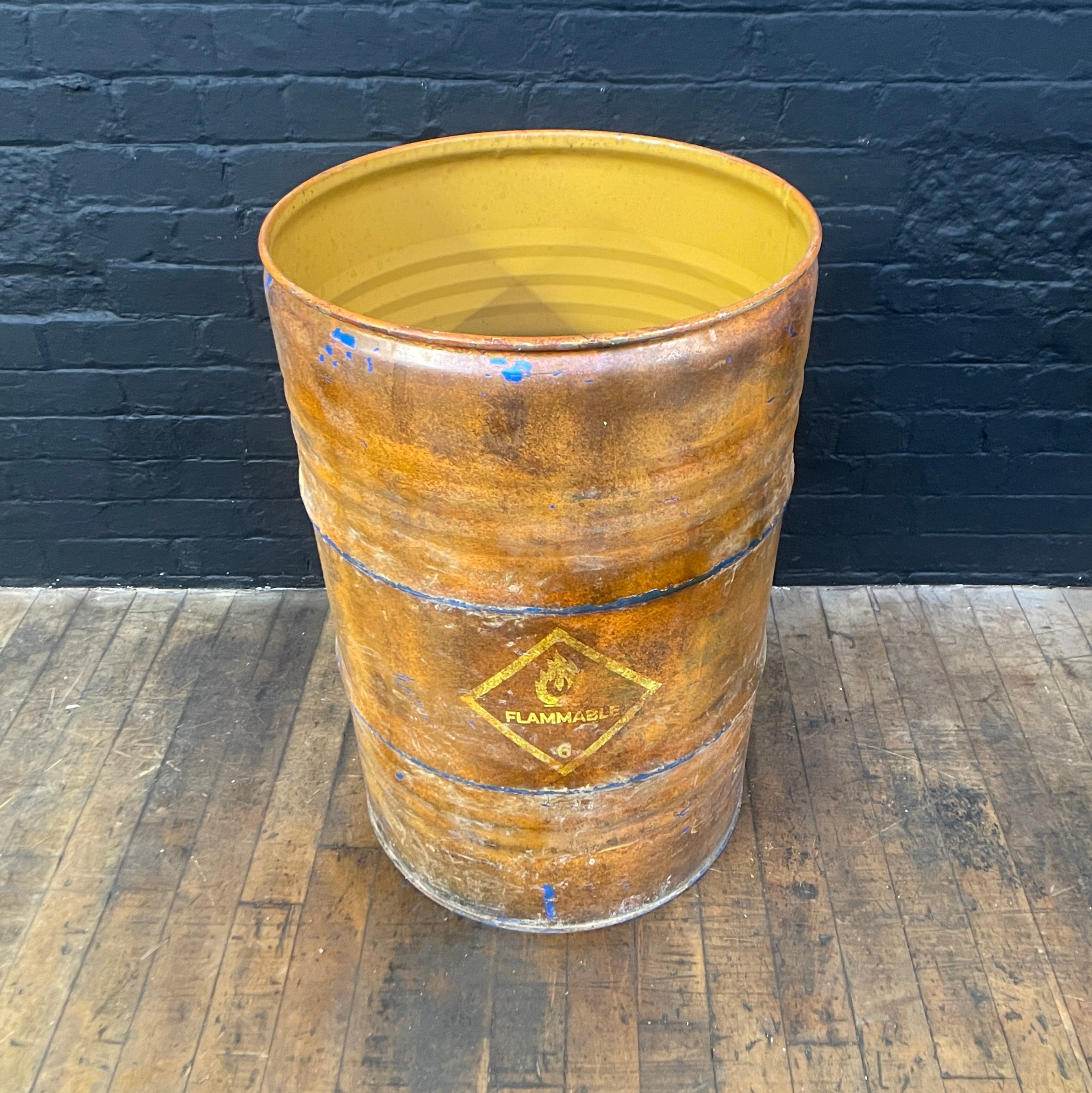 Industrial powerhouse props prop rental hire vintage movie film set dec oil fuel bin drum rusty 1