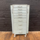 Industrial powerhouse props prop rental hire vintage movie film set dec opticians cabinet drawers