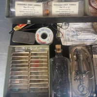 Industrial powerhouse props prop rental hire vintage movie film set dec portable field anesthesia machine medical 14