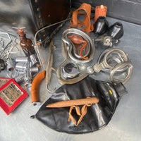 Industrial powerhouse props prop rental hire vintage movie film set dec portable field anesthesia machine medical 8