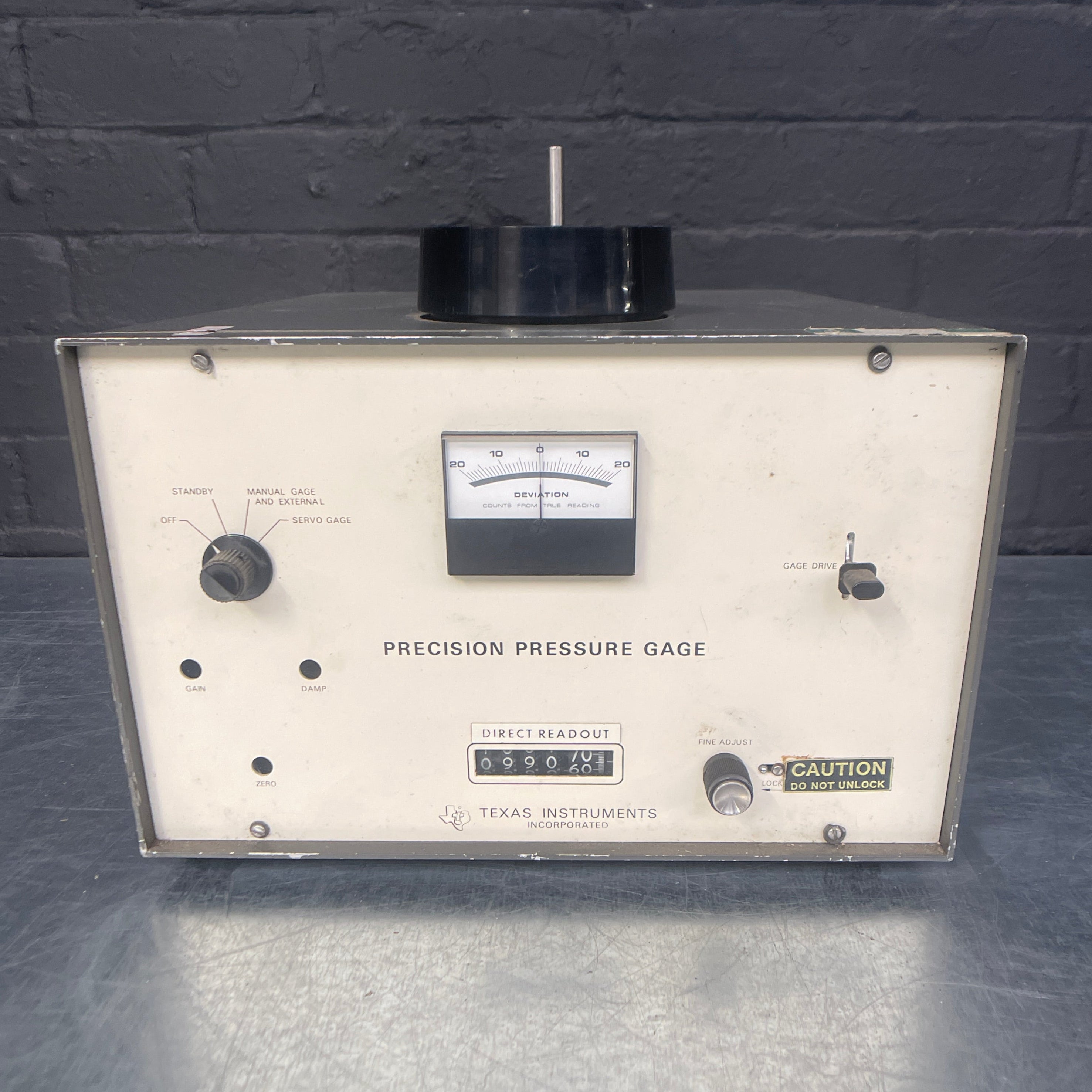 Industrial powerhouse props prop rental hire vintage movie film set dec precision pressure gauge electrical equipment