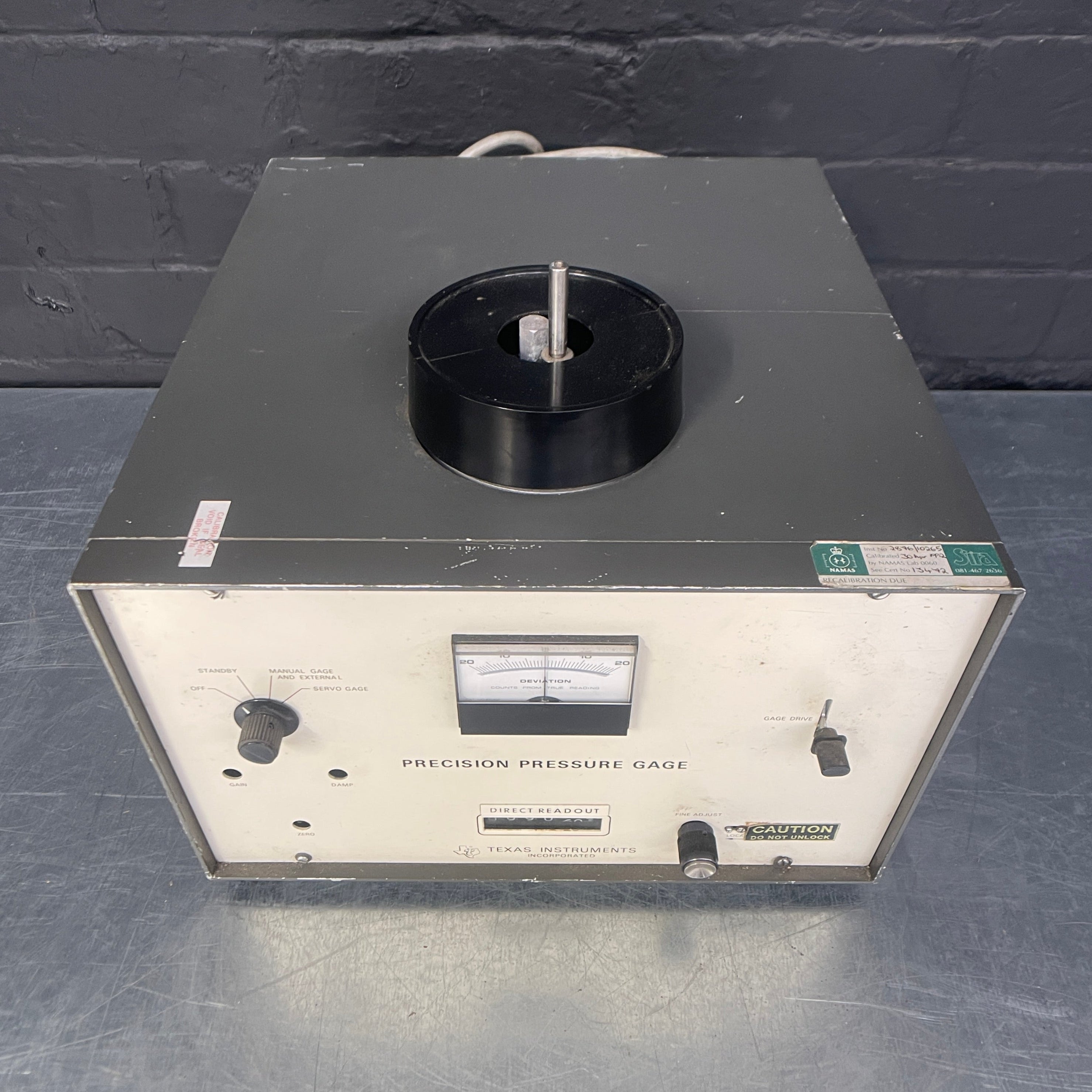 Industrial powerhouse props prop rental hire vintage movie film set dec precision pressure gauge electrical equipment 1