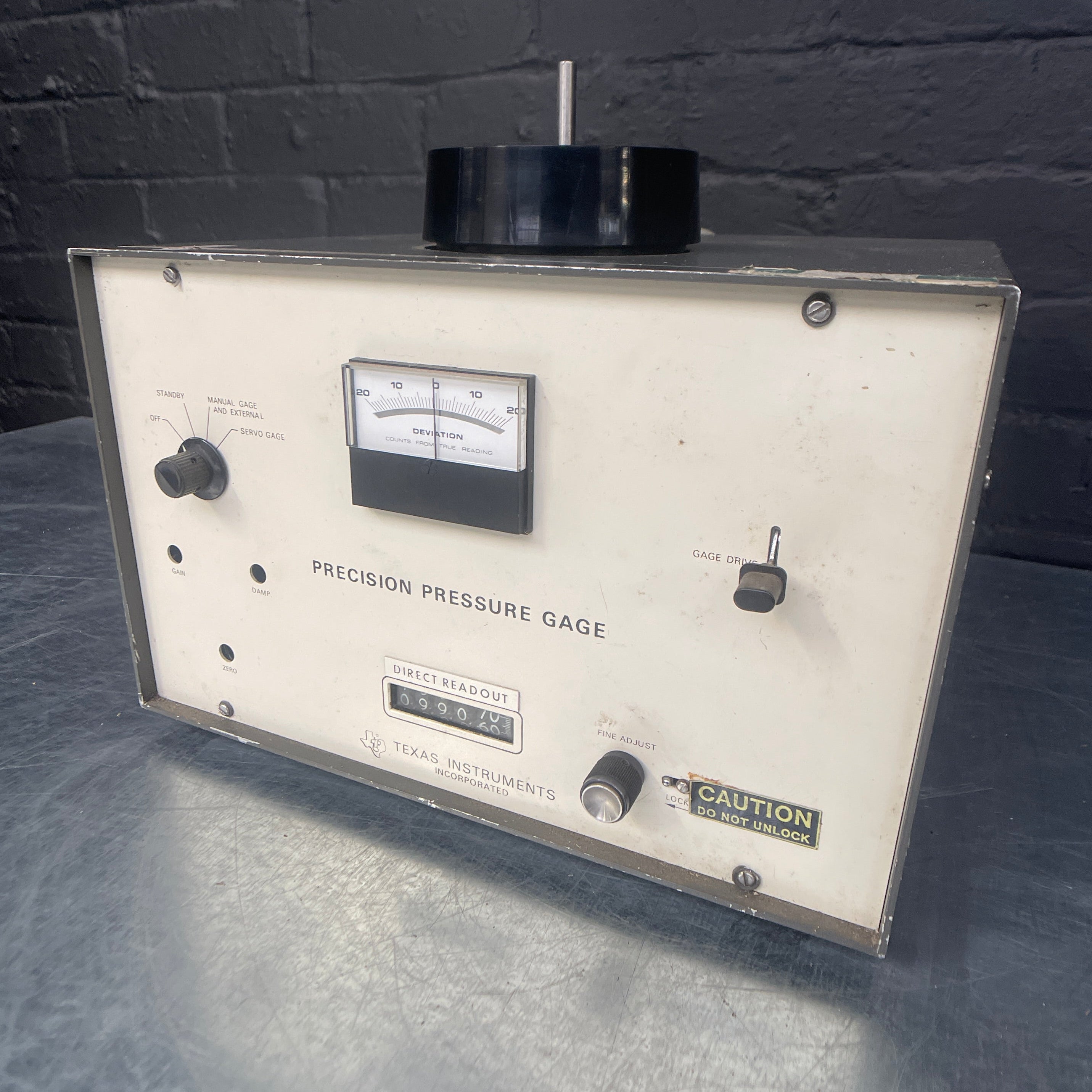 Industrial powerhouse props prop rental hire vintage movie film set dec precision pressure gauge electrical equipment 2