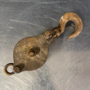 Industrial powerhouse props prop rental hire vintage movie film set dec pulley rusty hook