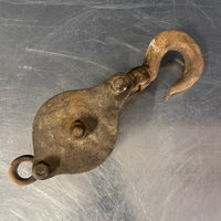 Industrial powerhouse props prop rental hire vintage movie film set dec pulley rusty hook