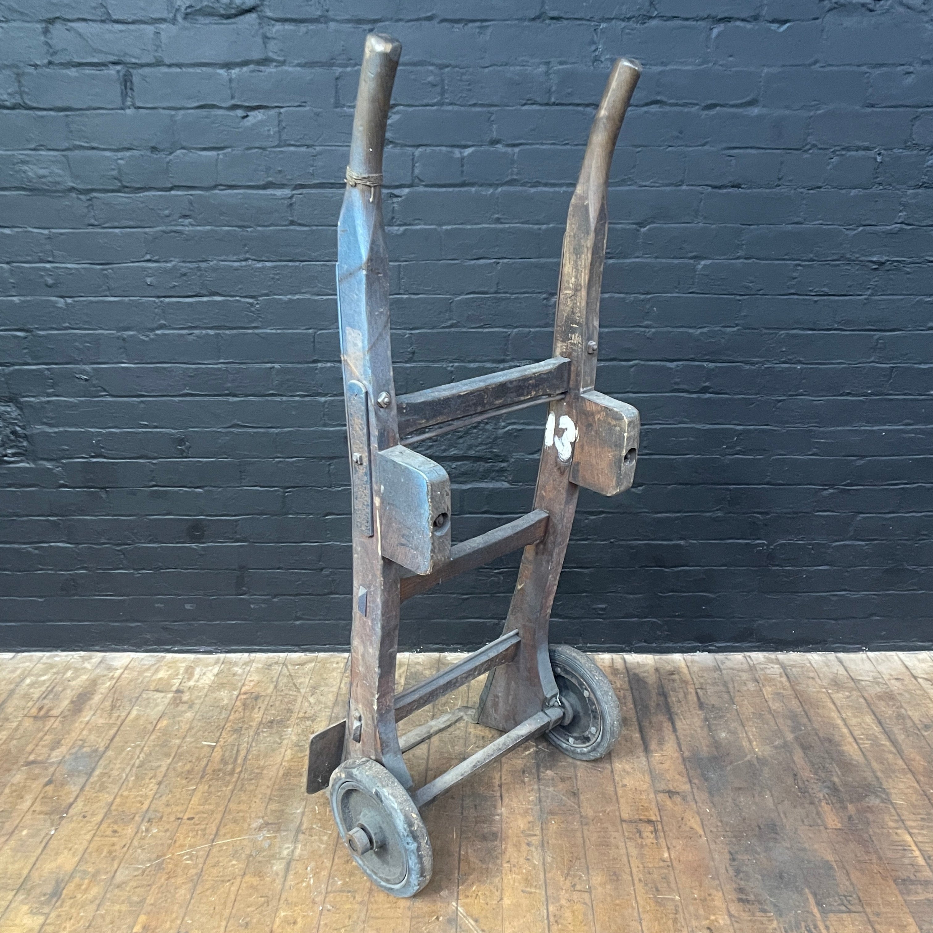 Industrial powerhouse props prop rental hire vintage movie film set dec sack cart trolley truck mill wood