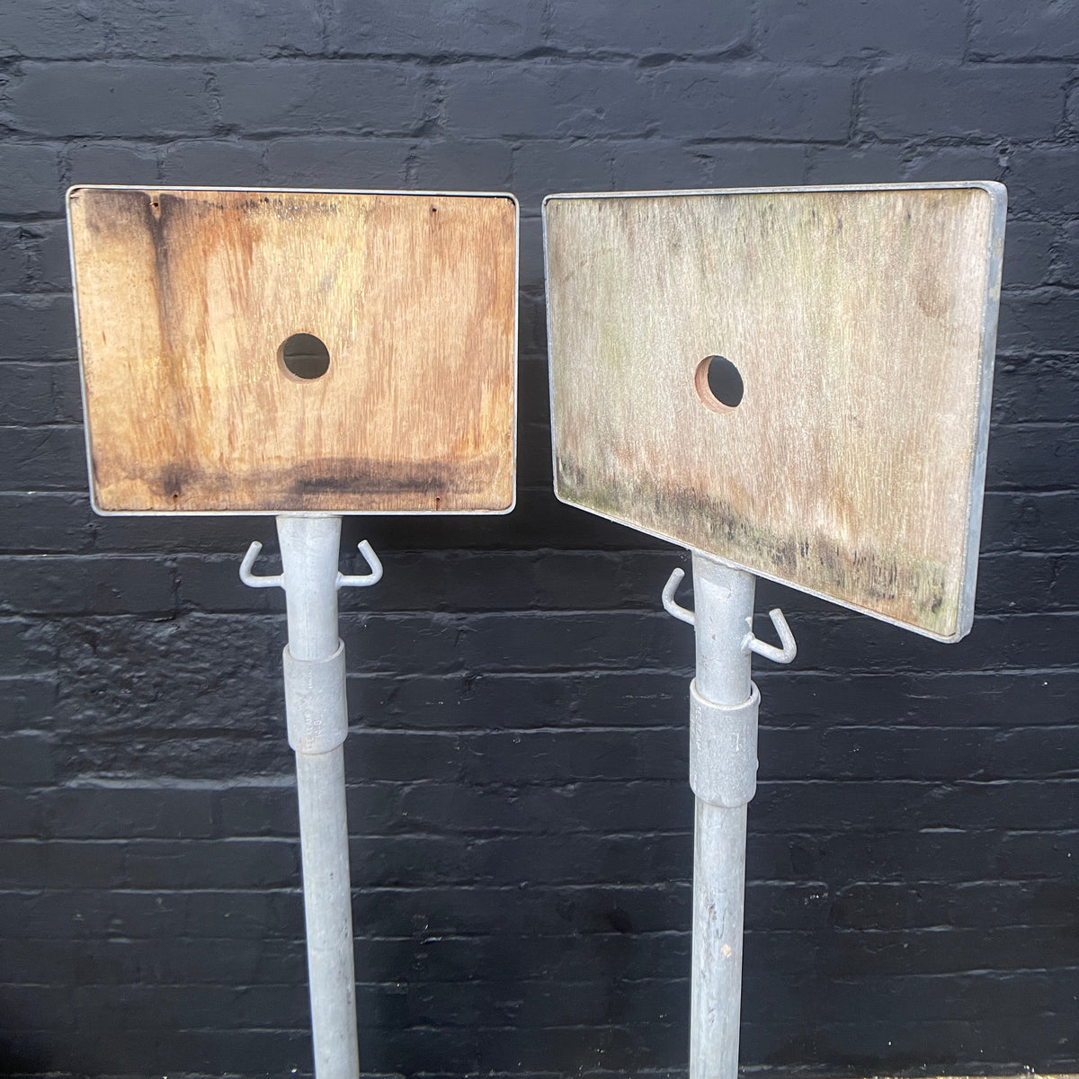Metal barrier sign stands Qty 2 – Powerhouse Props